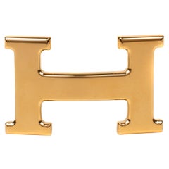 Brand new Hermes constance shiny Gold Belt Buckle !