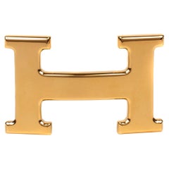 Brand new Hermes Constance shiny Gold Belt Buckle !