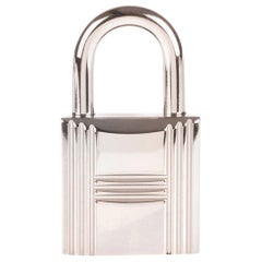 BRAND NEW Hermès Padlock in Palladium Silver for Birkin & Kelly !