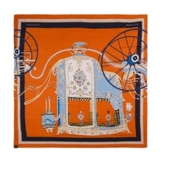 Brand New- Hermès Shawl 140 “Coupe de Gala” in cashmere and silk