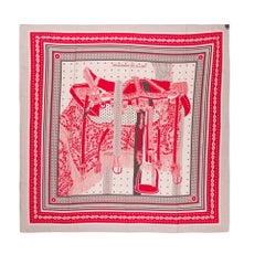 Brand New- Hermès Shawl 140 “Selle de Dignitaire” in cashmere and silk
