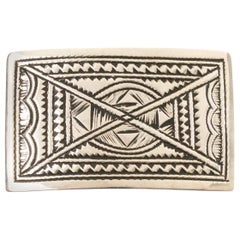 Brand new Hermes Touareg 40mm buckle in Sterling Silver