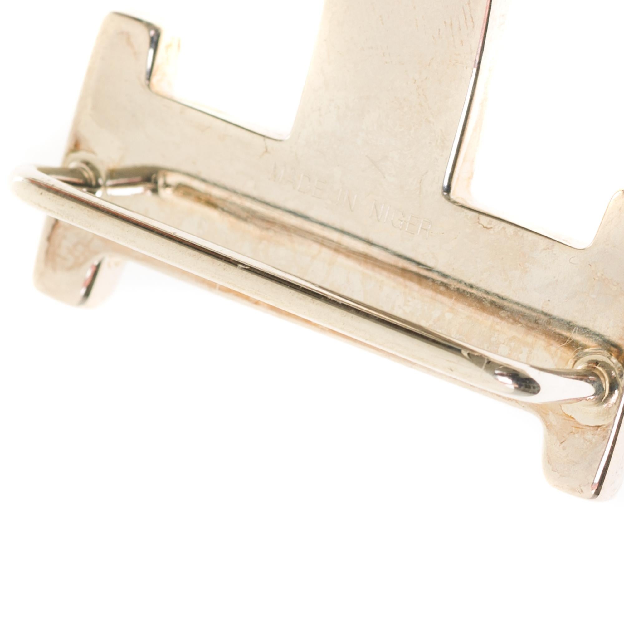 Beige Brand new Hermes Touareg buckle in Sterling Silver