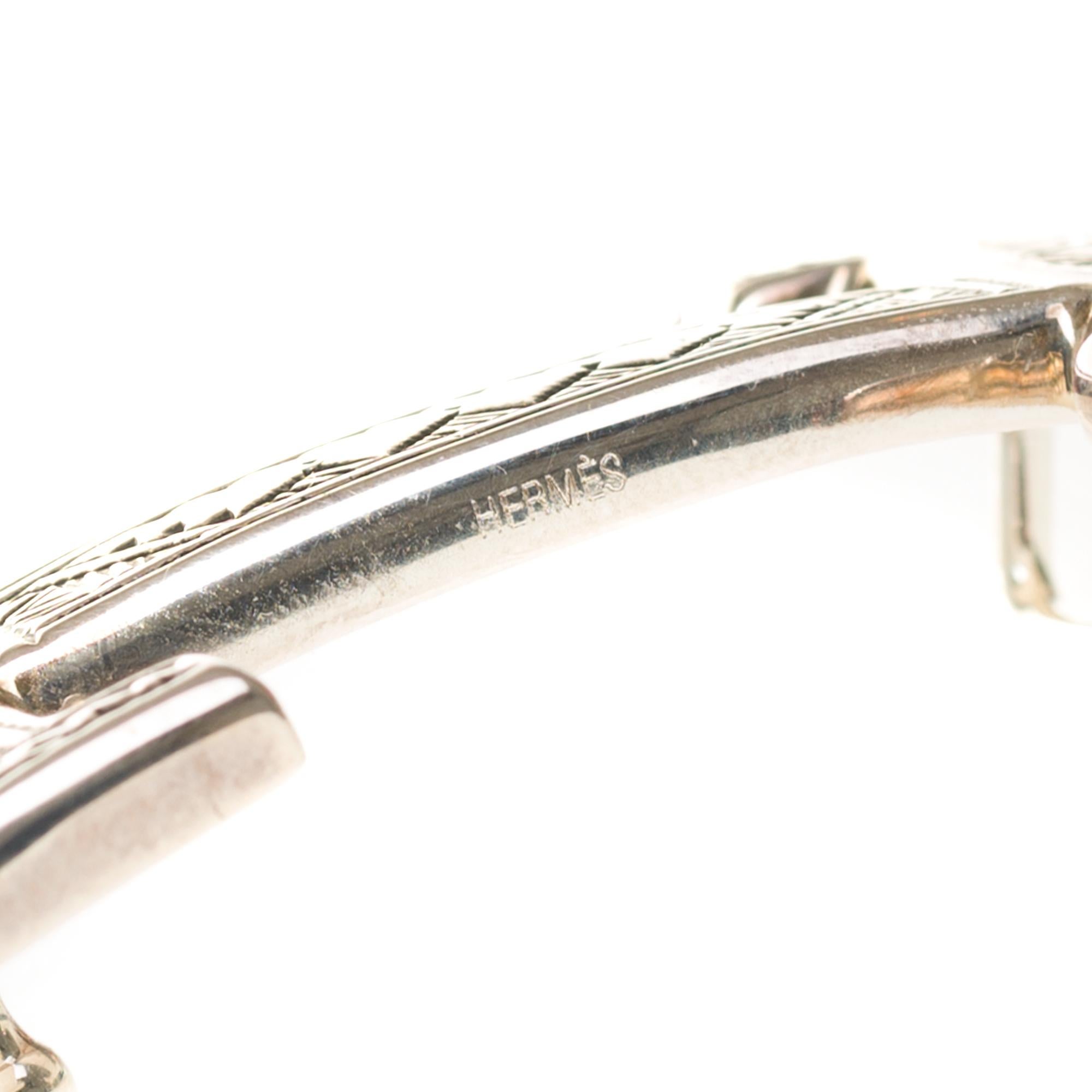Brand new Hermes Touareg buckle in Sterling Silver In New Condition In Paris, IDF