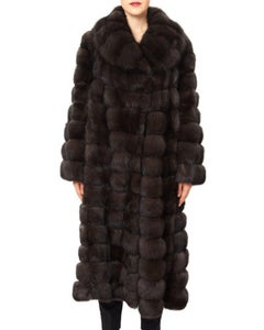 Brand new Horizontal Sable Coat size L