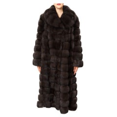 Brand new Horizontal Sable Coat size L