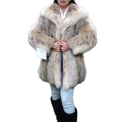 Brand new lightweight lynx fur coat size 10