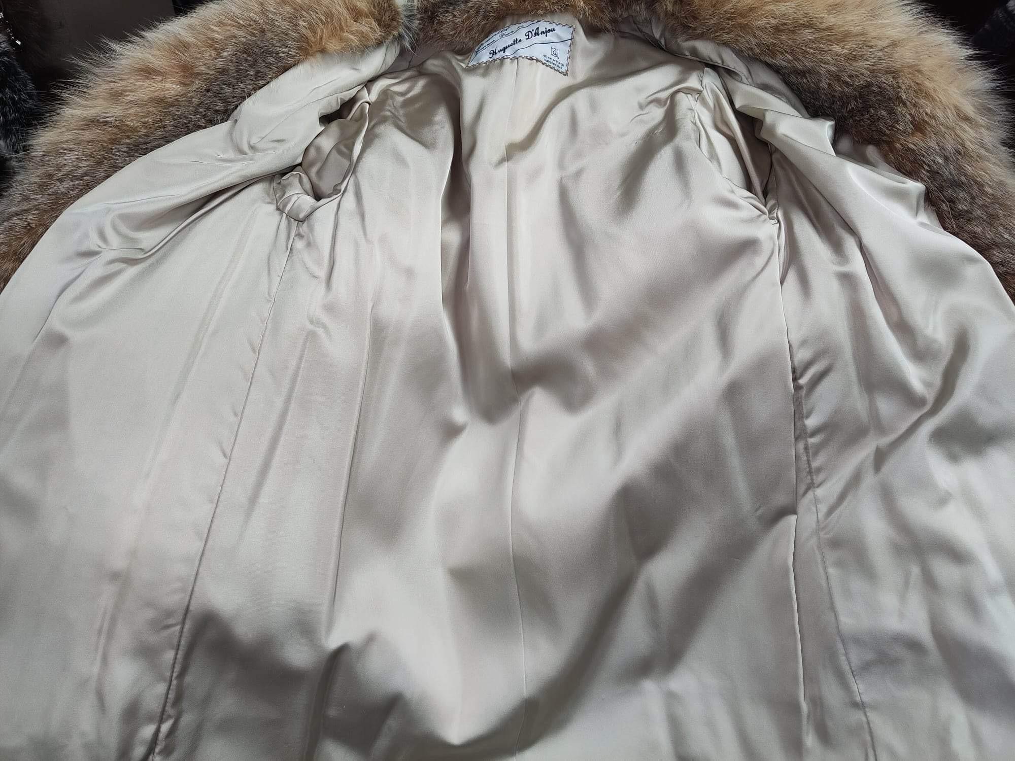 Brand new lightweight lynx fur coat size 12-14 For Sale 11