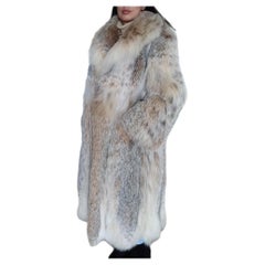 Brand new lightweight lynx fur coat size 12-14