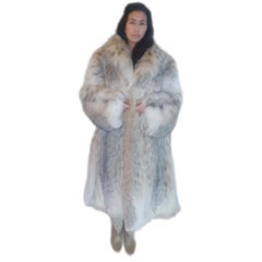 Lightweight Canadian lynx fur coat size 20 L
