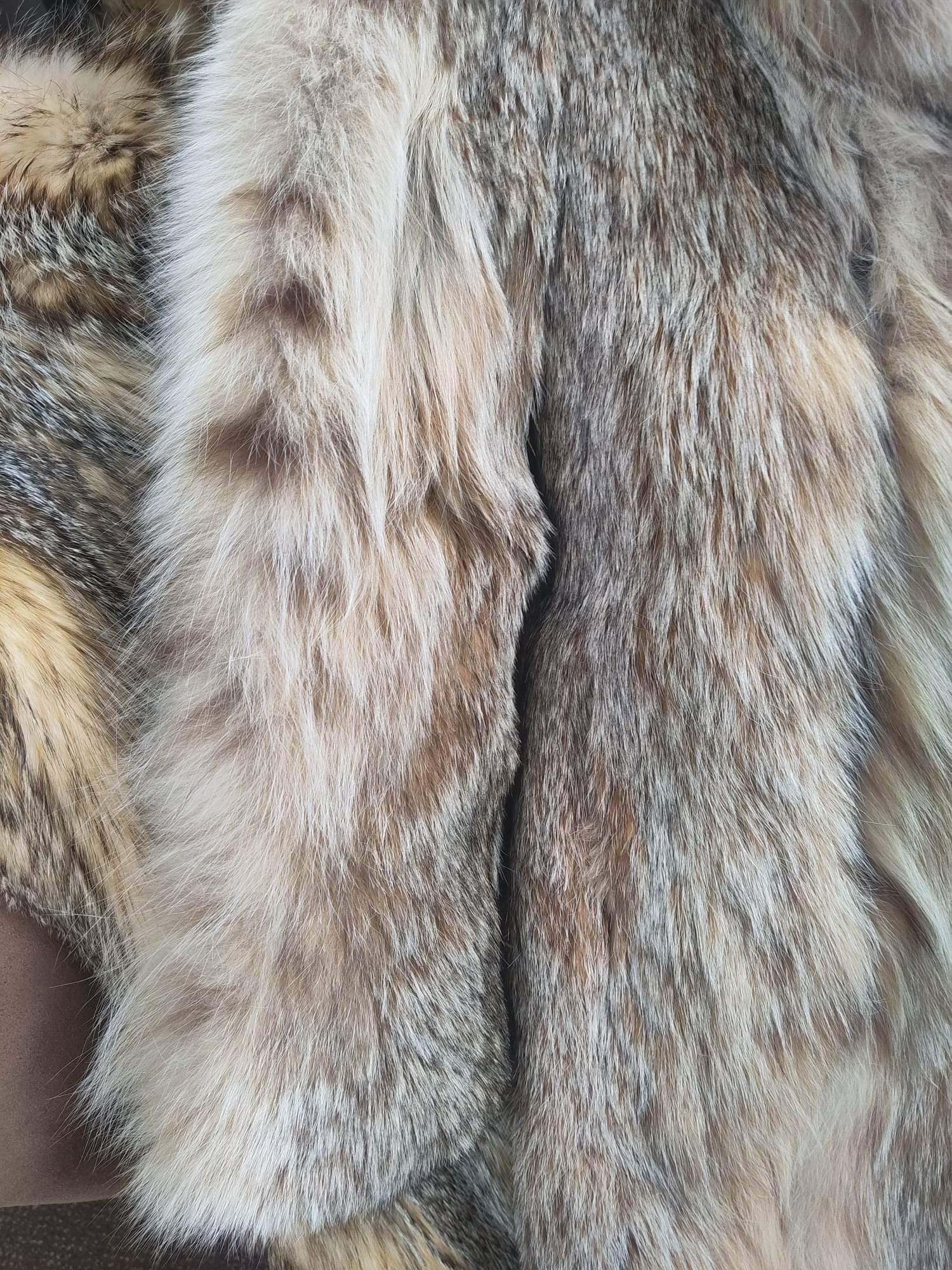 Brand new lightweight lynx fur coat size 8 S 5