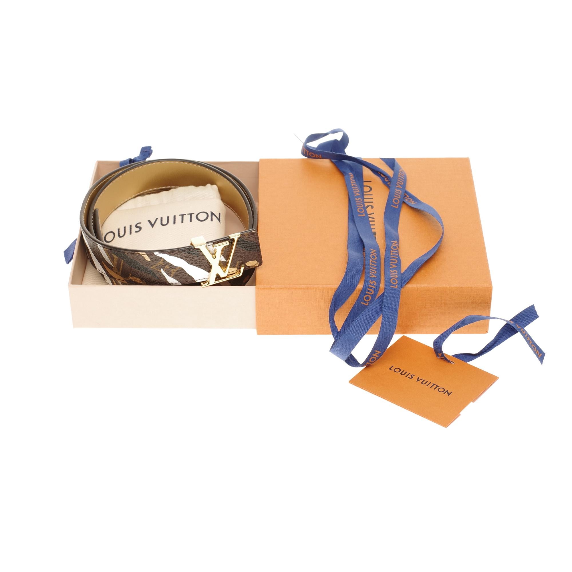 Brown BRAND NEW-Limited edition-Louis Vuitton Belt League of legends- Size 85cm For Sale
