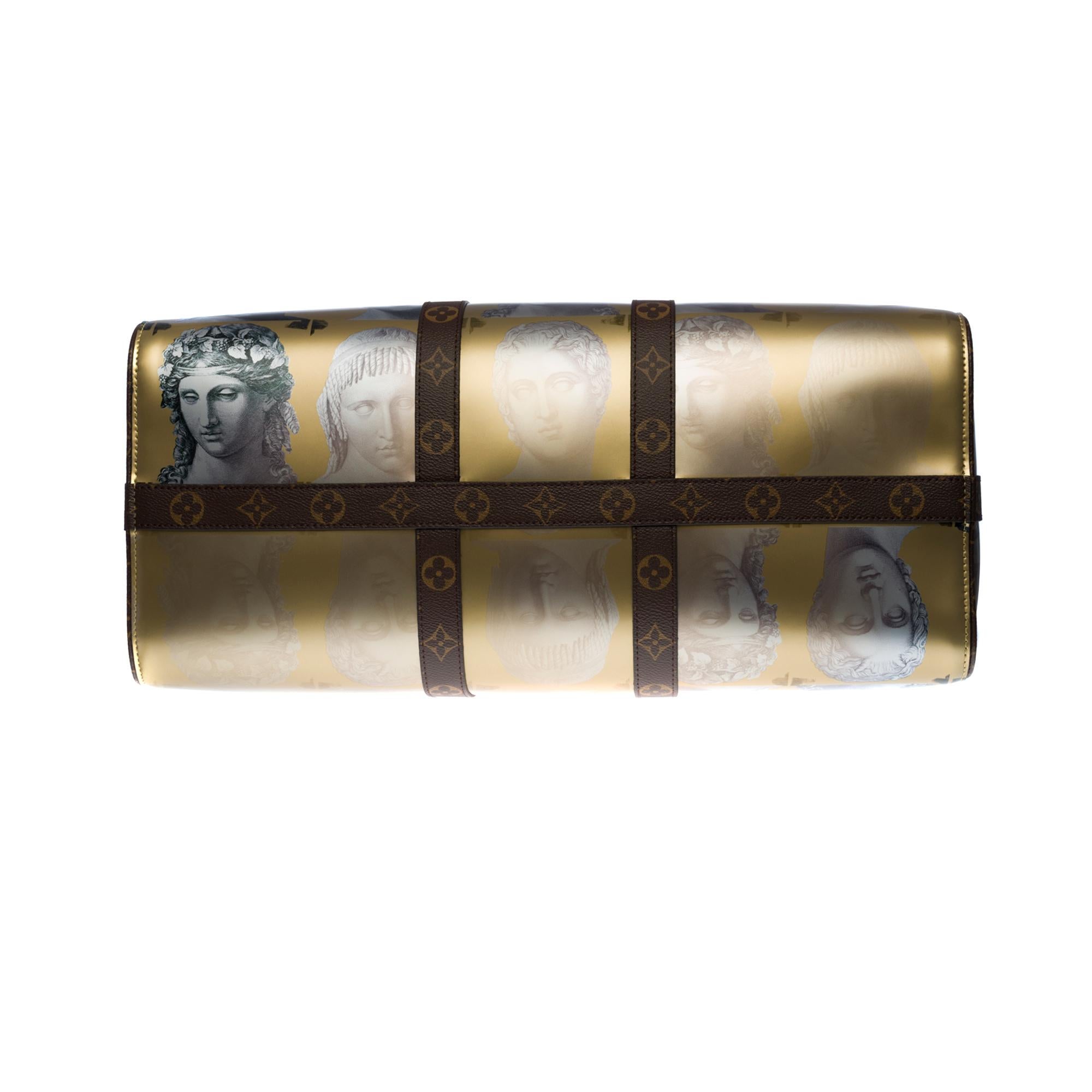 BRAND NEW-Limited edition Louis Vuitton keepall 45 strap Fornasetti  fw21 4