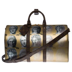 BRAND NEW-Limited edition Louis Vuitton keepall 45 strap Fornasetti  fw21