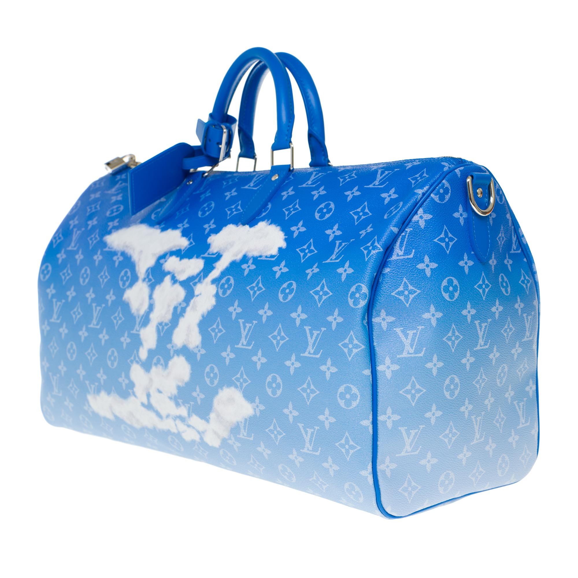 BRAND NEW-Limited edition Louis Vuitton keepall 50 Clouds virgil abloh ...