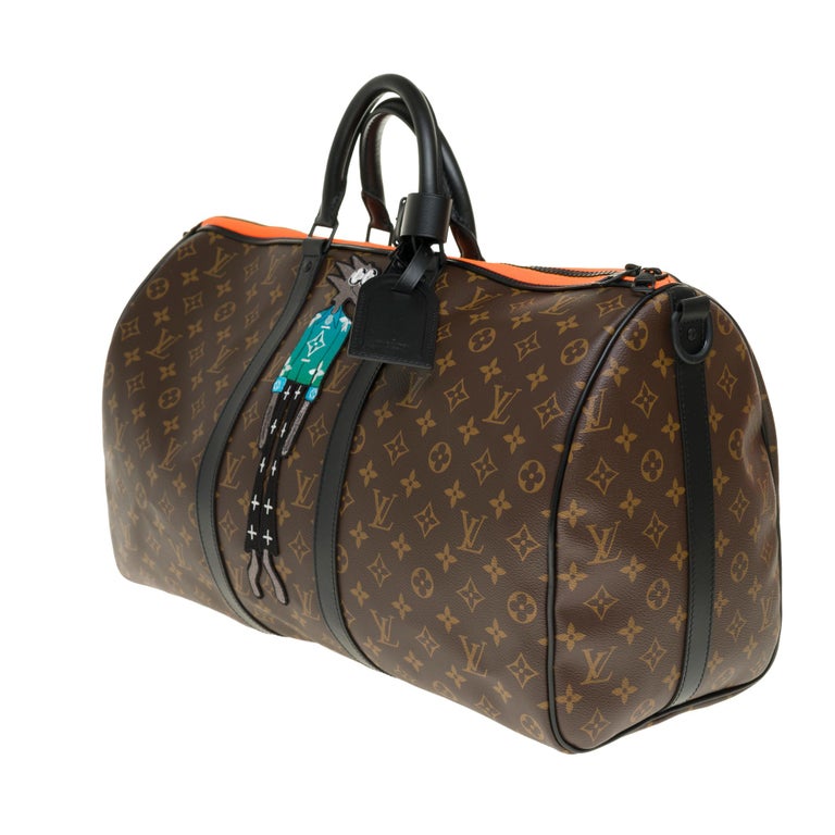 Brand New Louis Vuitton Keepall 50 by Virgil Abloh In Green and