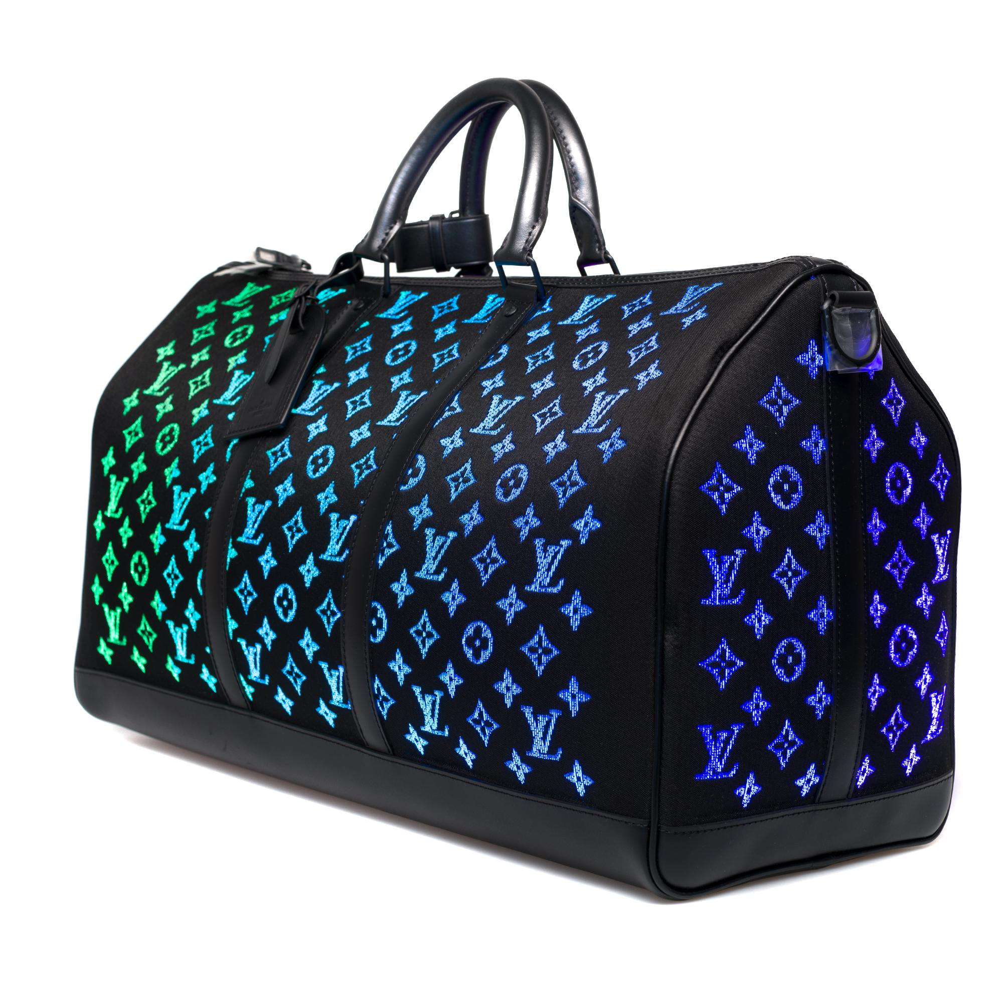 BRAND NEW-Limited edition Louis Vuitton keepall 50 Light Up virgil abloh  fw19 at 1stDibs | keepall light up, keepall light up price, louis vuitton  light up bag