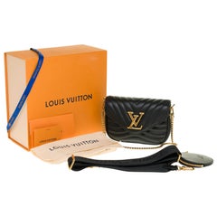 Brand New-Limited Edition -Louis Vuitton Multi-Pouch New Wave in schwarzem Leder