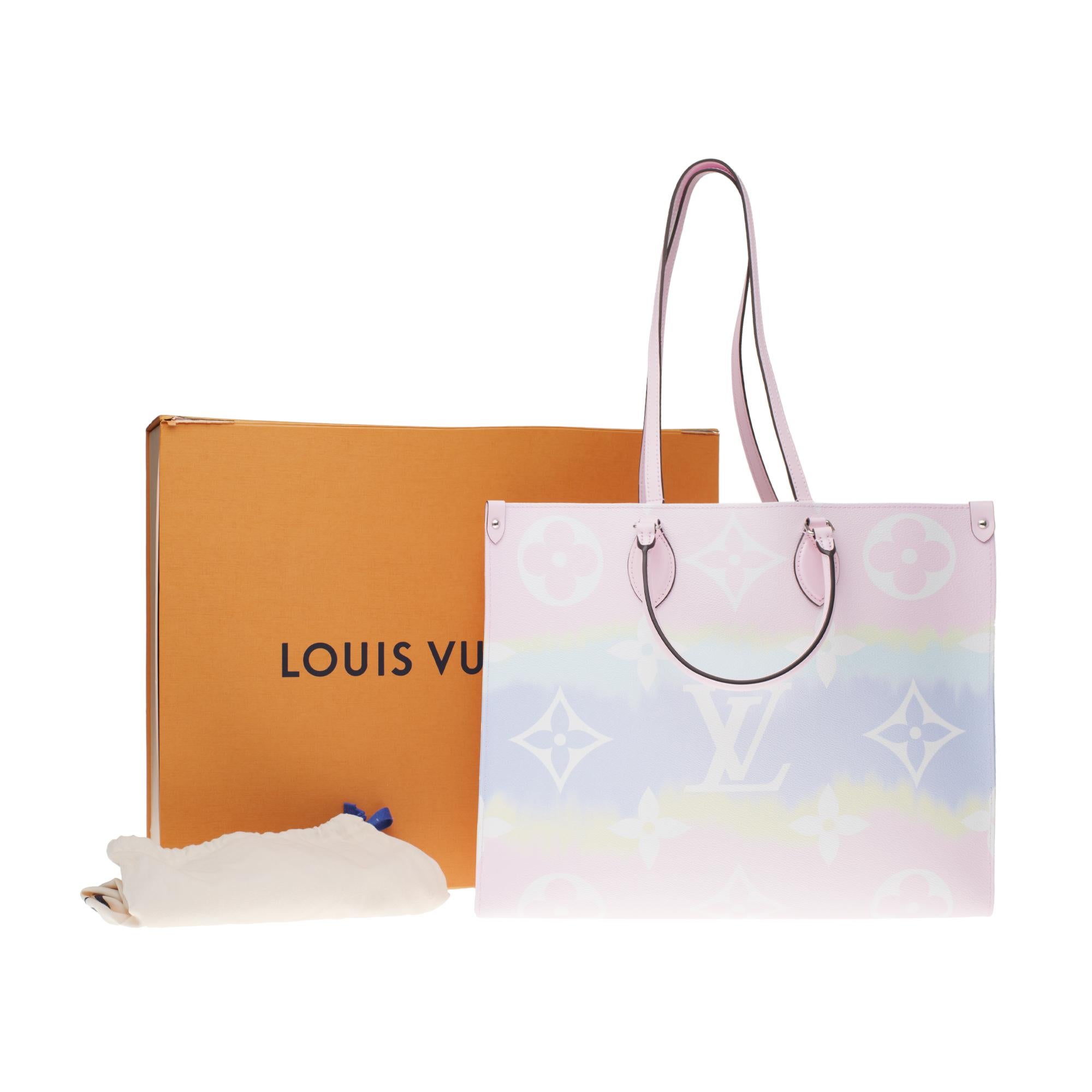 BRAND NEW Limited Edition Louis Vuitton Onthego Escale Pastel handbag 5