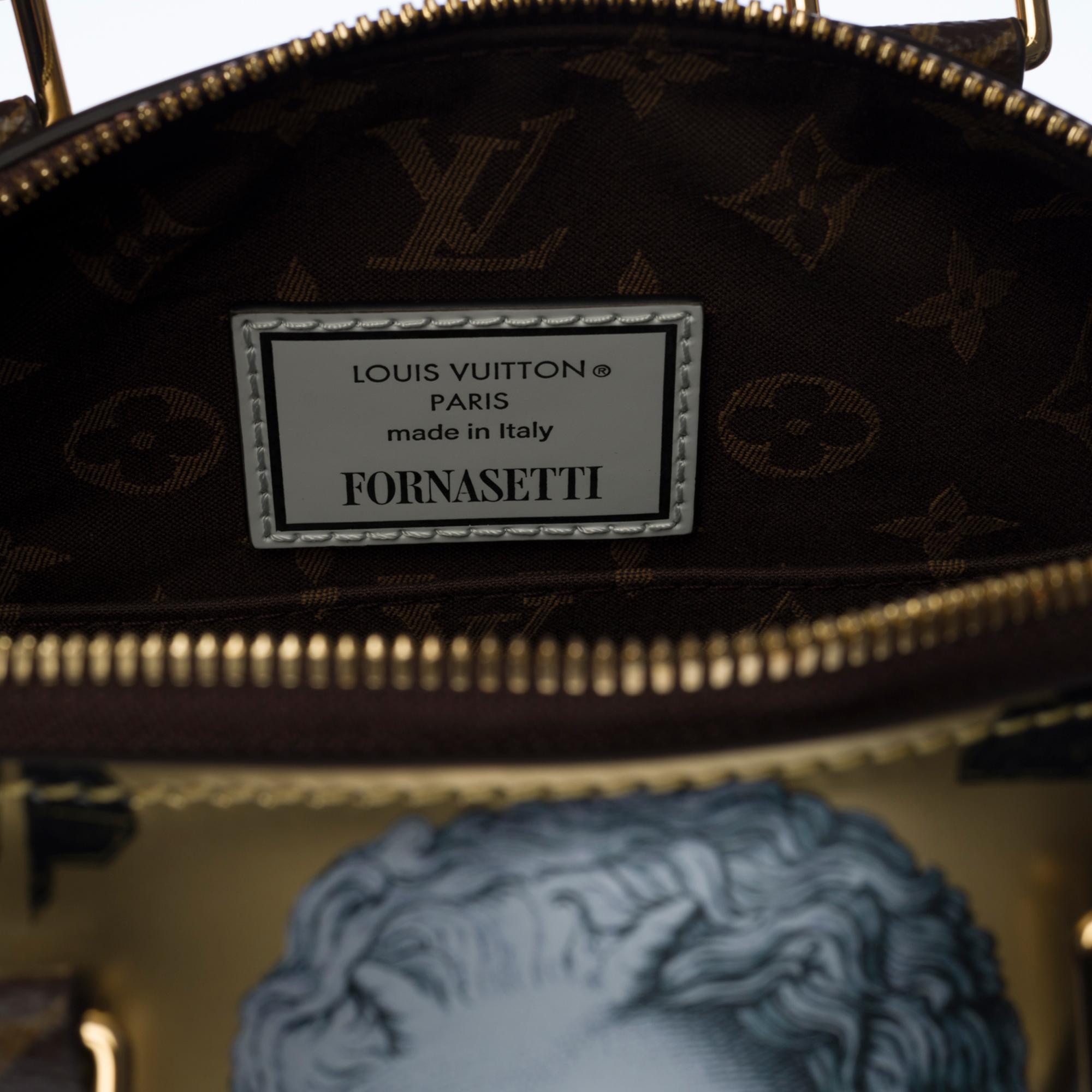 BRAND NEW-Limited edition Louis Vuitton Speedy 25 strap Fornasetti  fw21 2