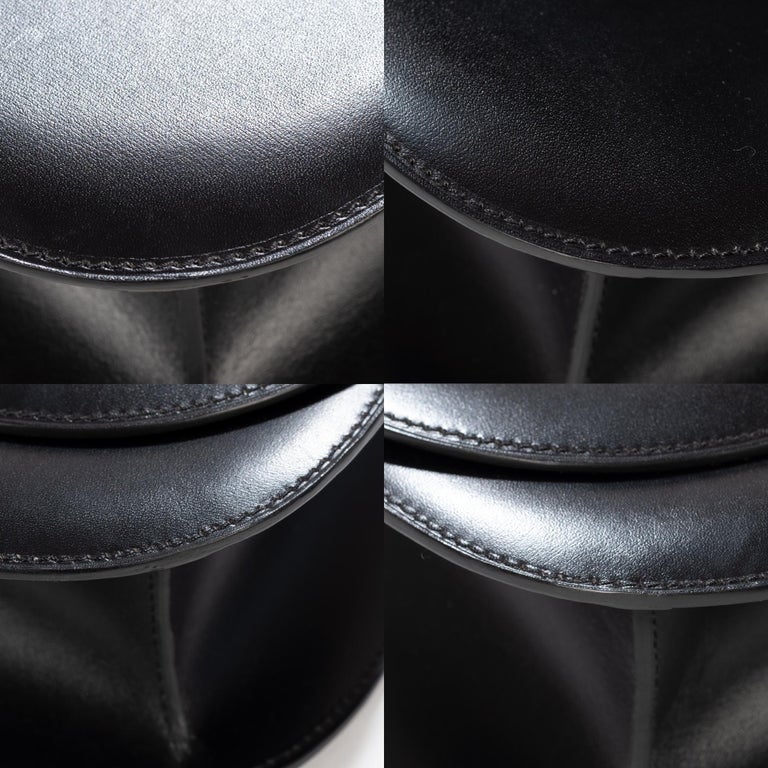 Brand new limited edition Moynat Mignon handbag crossbody in black calf  at 1stDibs