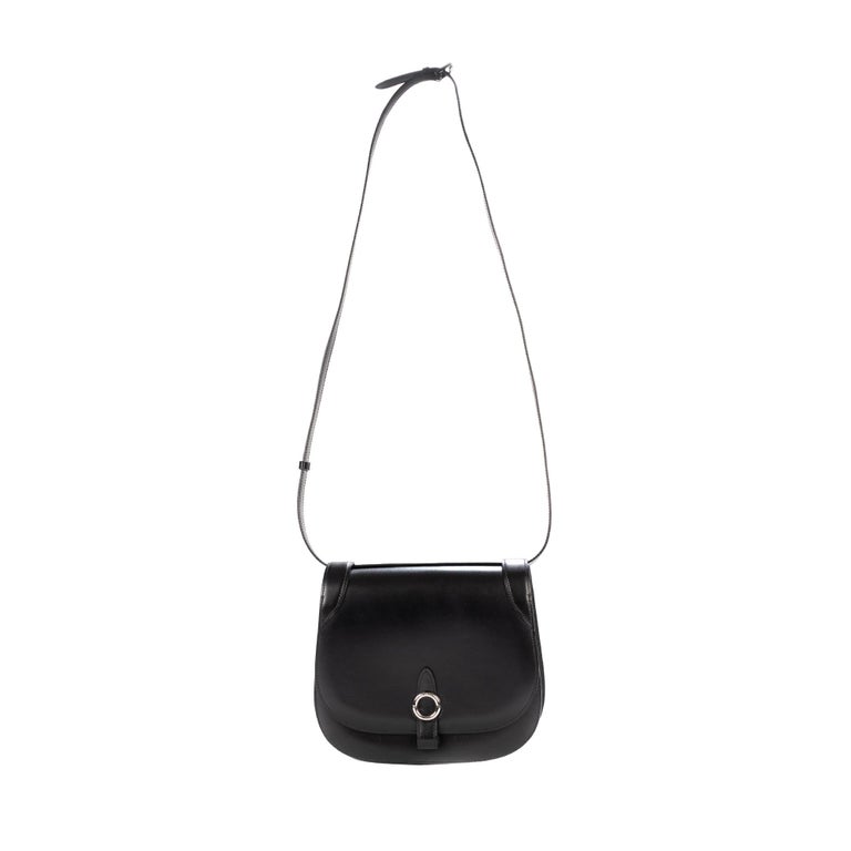Brand new limited edition Moynat Mignon handbag crossbody in black calf