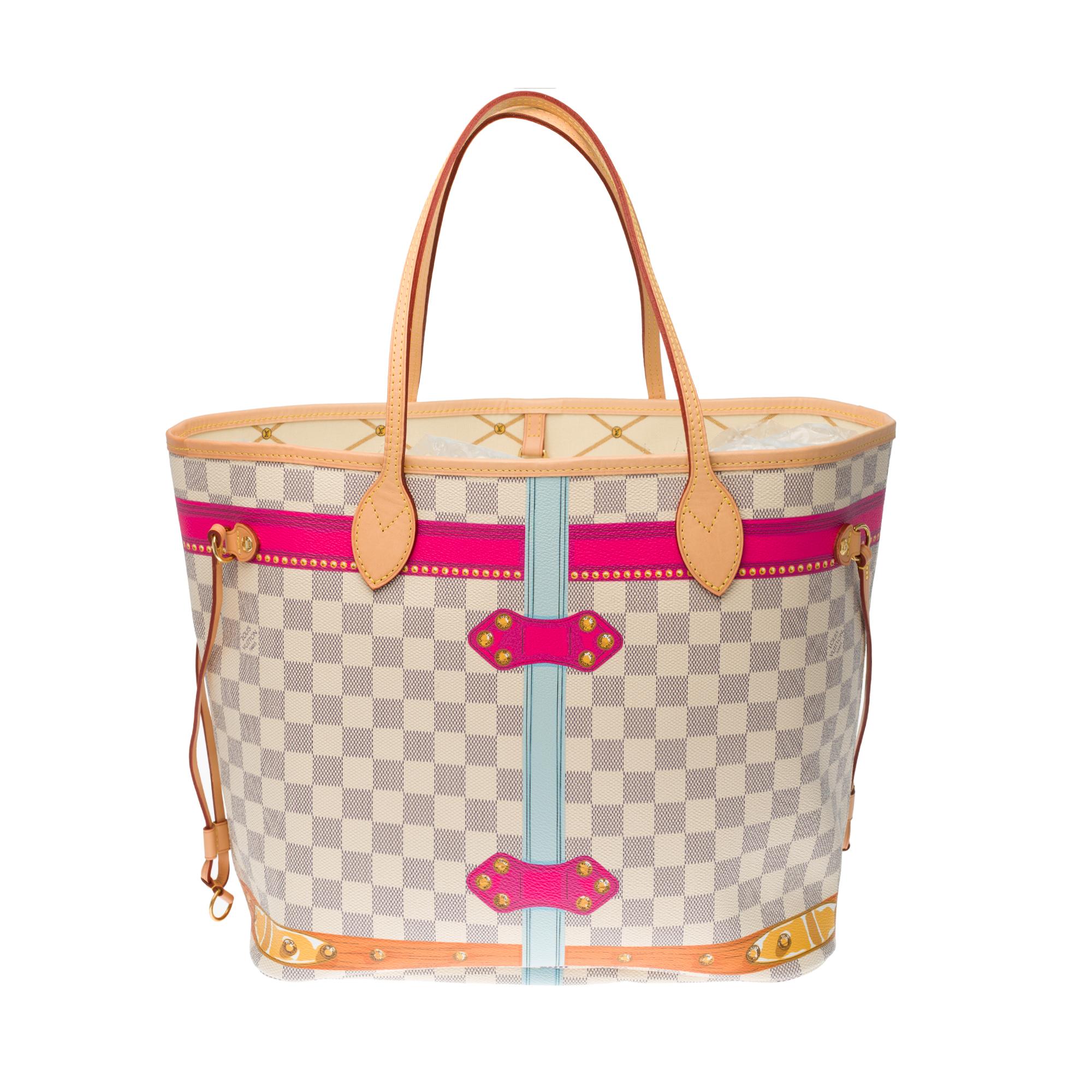 NEW - COLLECTOR - Limited Edition Saint-Tropez 2018

Beautiful Shopping bag Louis Vuitton Neverfull MM in monogram canvas limited series 