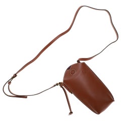 Brand New Loewe Bucket "Gate" shoulder bag in gold calfskin