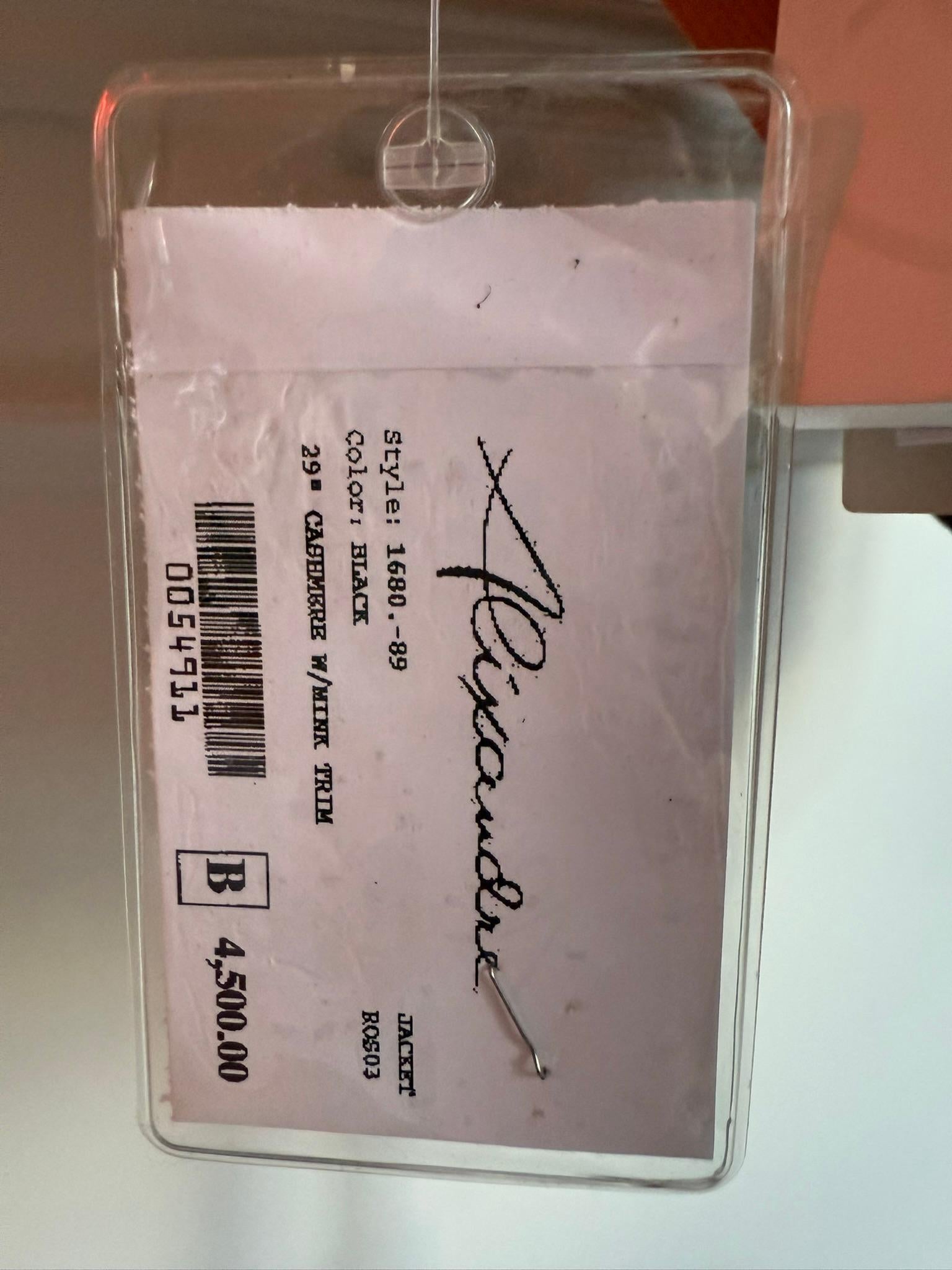 Manteau de fourrure en cachemire Loro Piana taille 8 M neuf en vente 8