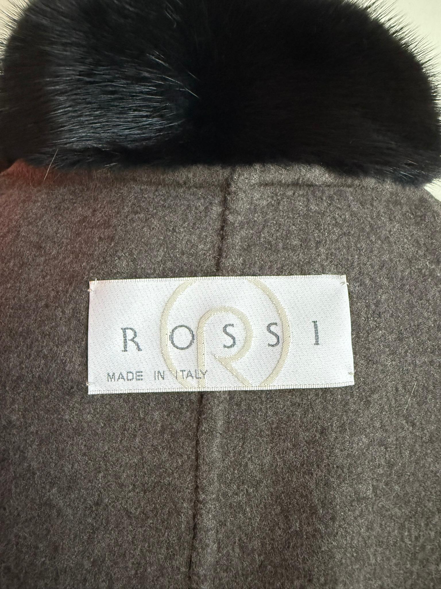 Manteau de fourrure en cachemire Loro Piana taille 8 M neuf Neuf - En vente à Montreal, Quebec