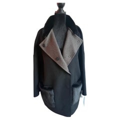 Brand new Loro Piana cashmere fur coat size 8 M