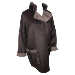 Brand new Loro piana reversible wool cashmere size 6/S ~no duties