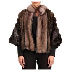 Brandneu Loro Piana Wolle Zobel und Chinchilla Pelz Jacke Mantel  Pullover XS S M L
