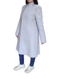 Brand new Loro Piano with fox fur trim size 8