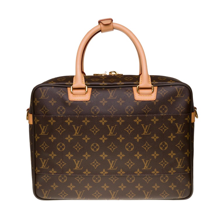 Brand New / Louis Vuitton Alizé Travel bag strap in brown canvas and  leather at 1stDibs | louis vuitton travel bag strap