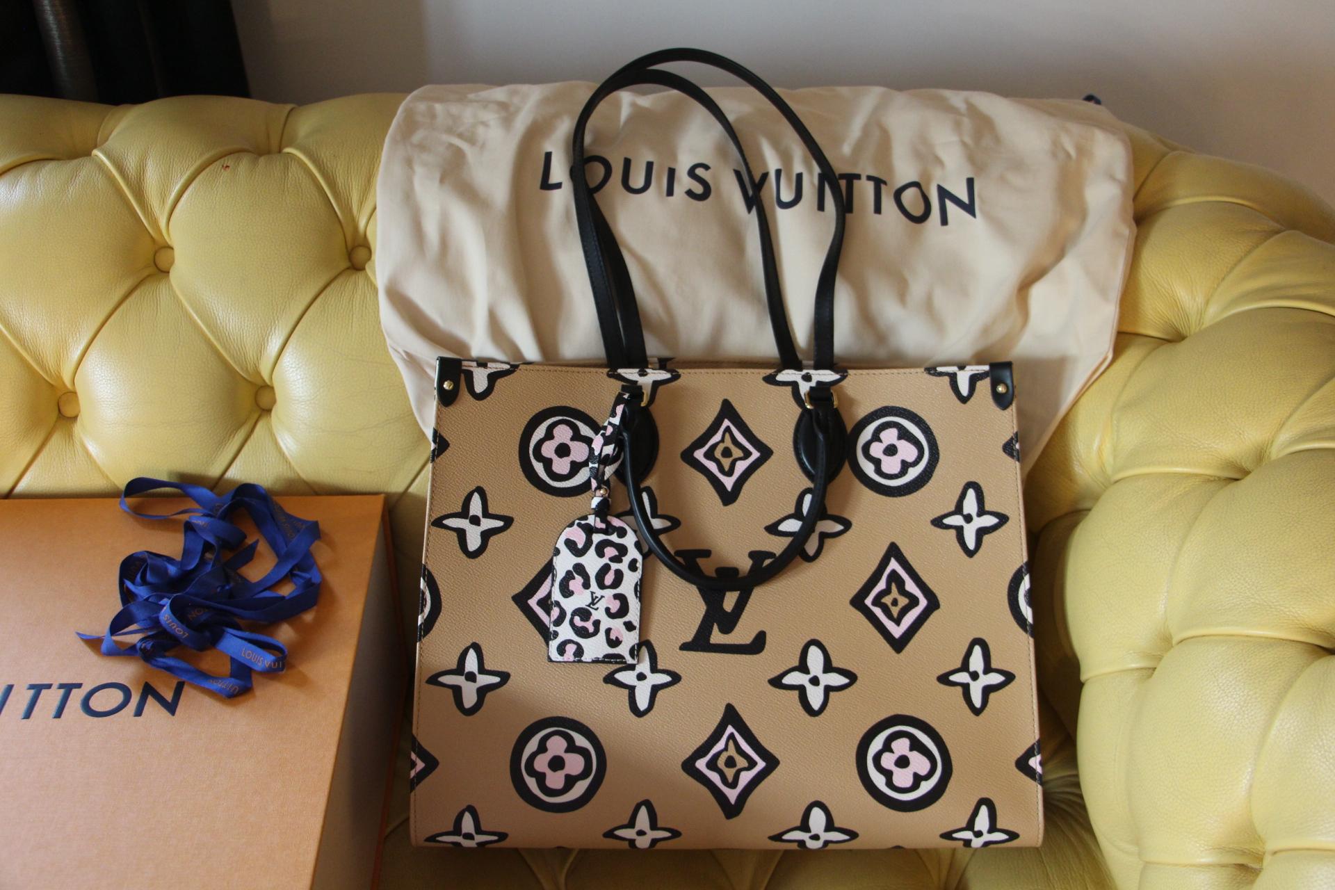 Brand New Louis Vuitton Arizona Beige Onthego Wild at Heart Bag, 2021 Special Ed 8