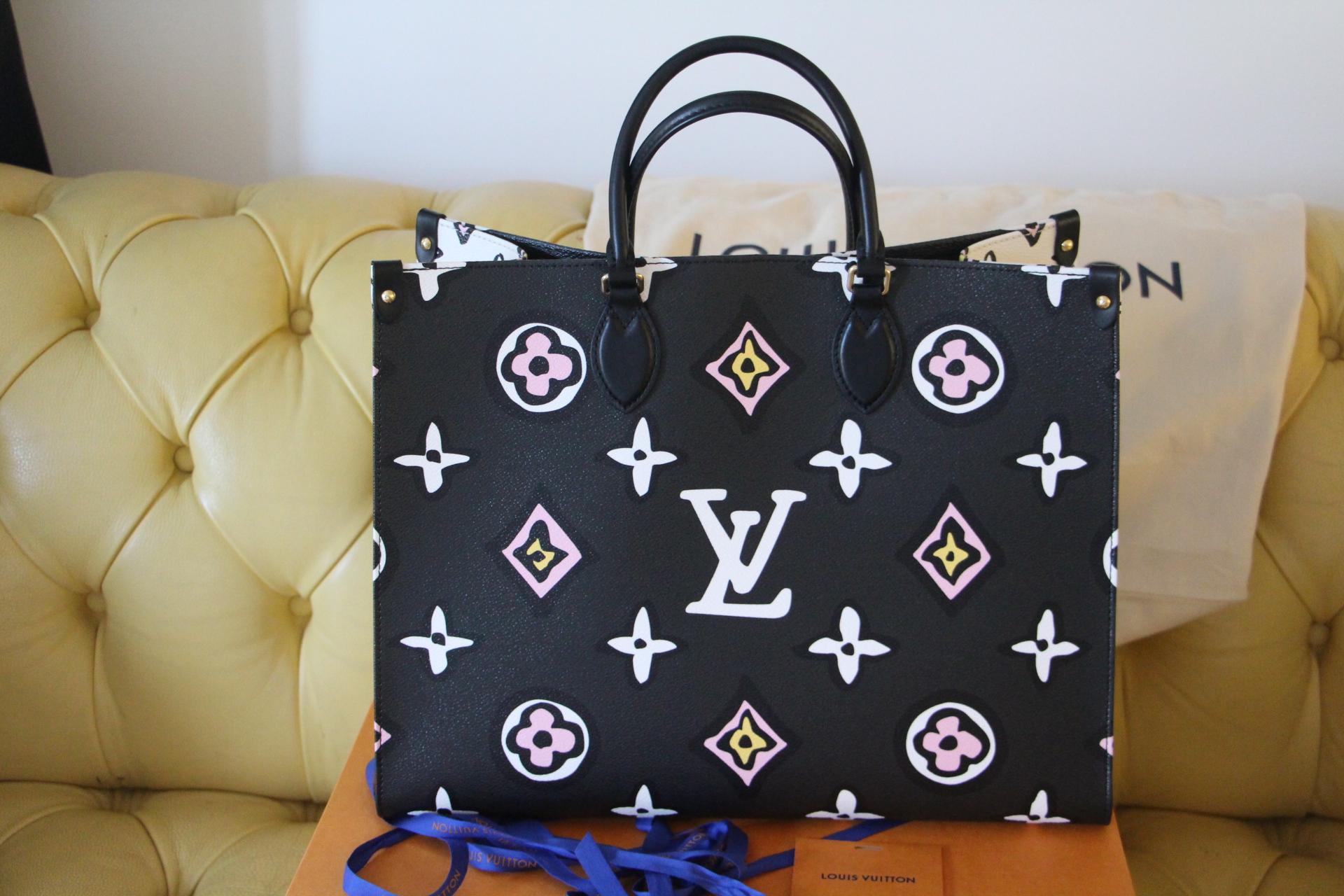Nero Nuova borsa Louis Vuitton nera Onthego Wild at Heart, Edizione Speciale 2021