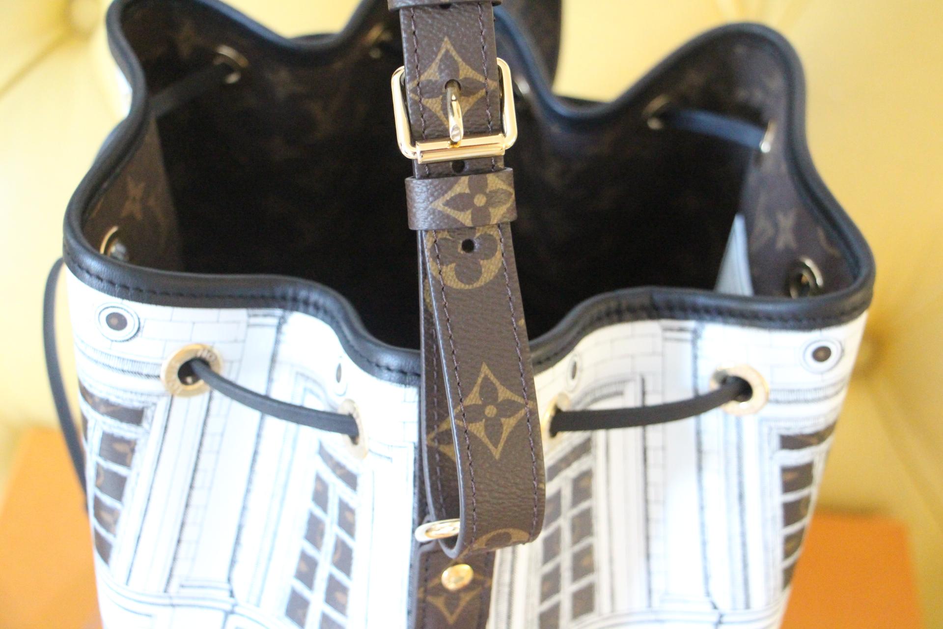 Brand New Louis Vuitton Fornasetti Noé Bucket Bag , 2021 Limited Edition 5