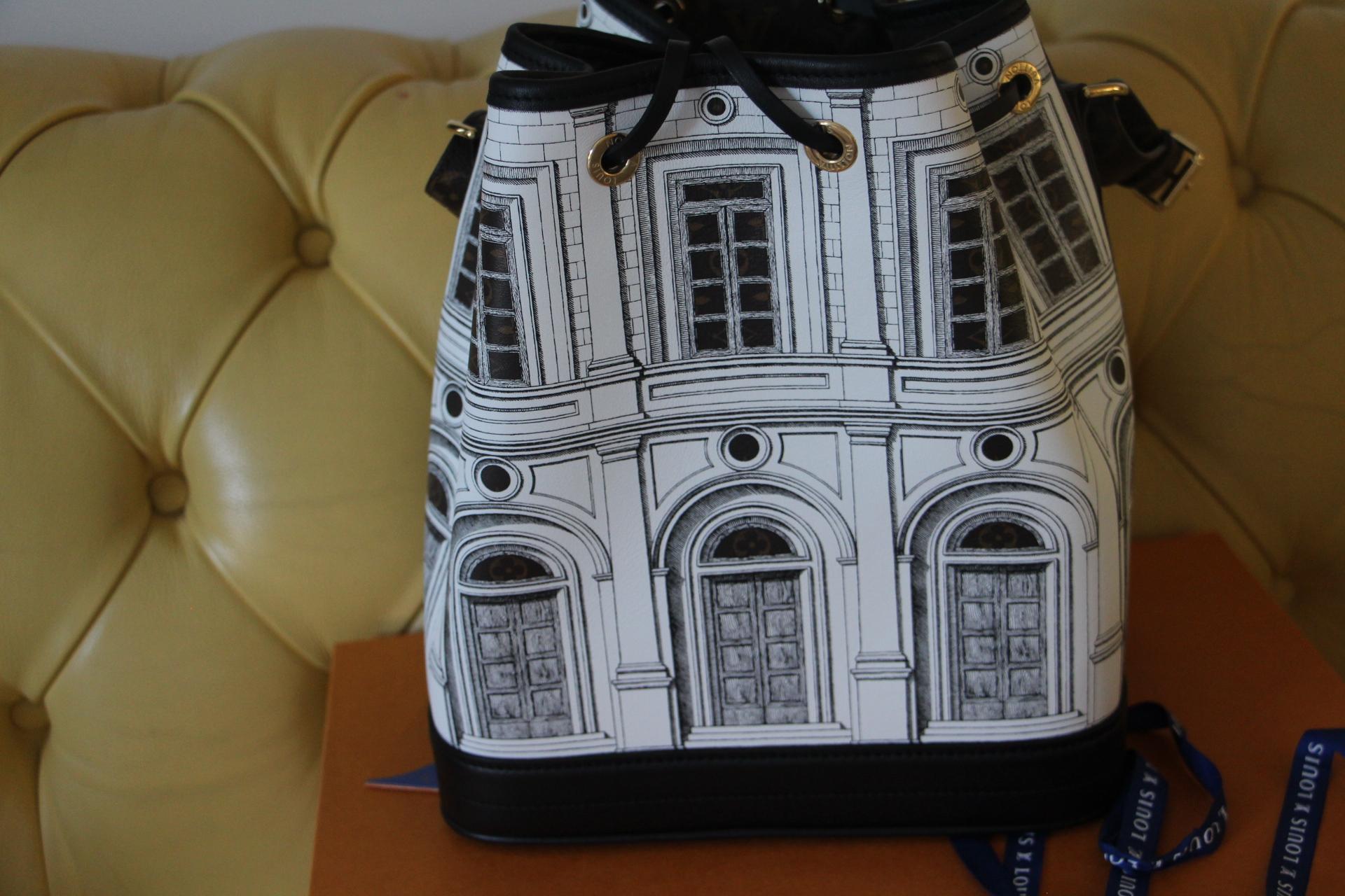 Brand New Louis Vuitton Fornasetti Noé Bucket Bag , 2021 Limited Edition 6