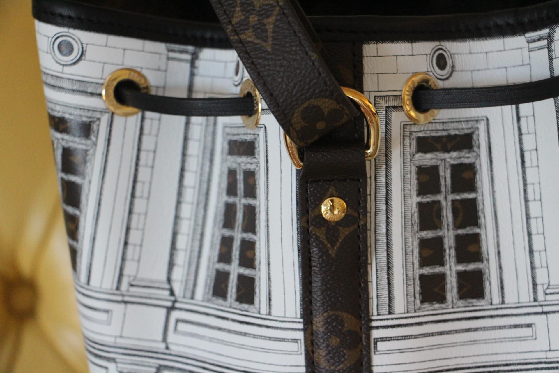 Brand New Louis Vuitton Fornasetti Noé Bucket Bag , 2021 Limited Edition 7