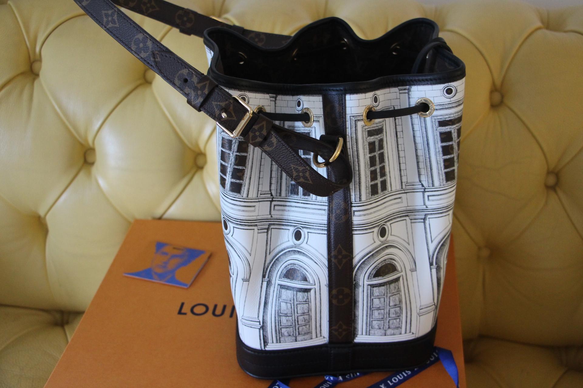 Brand New Louis Vuitton Fornasetti Noé Bucket Bag , 2021 Limited Edition 10