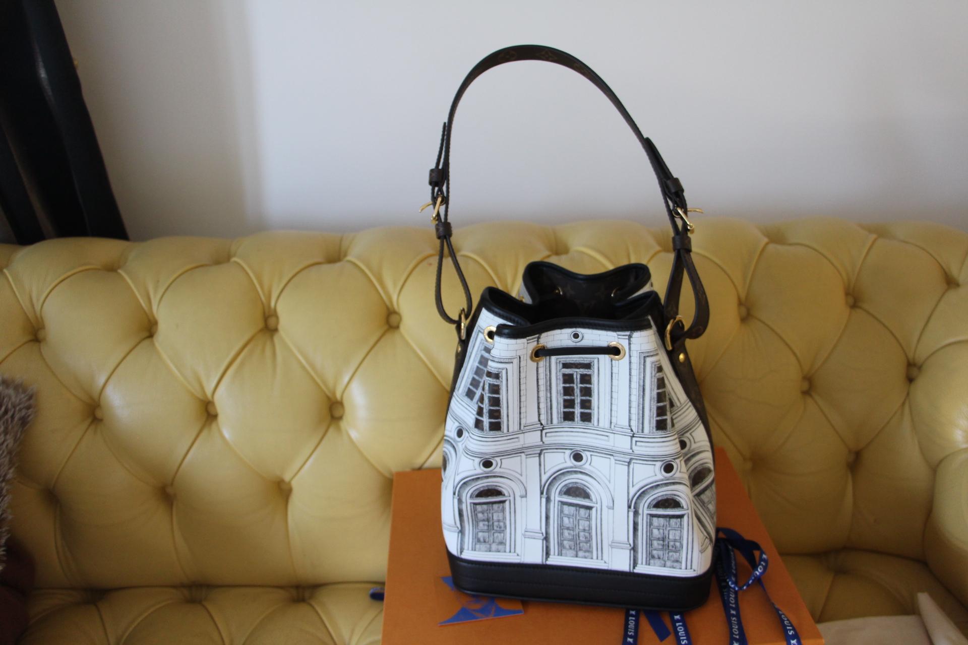 Brand New Louis Vuitton Fornasetti Noé Bucket Bag , 2021 Limited Edition In New Condition In Saint-ouen, FR