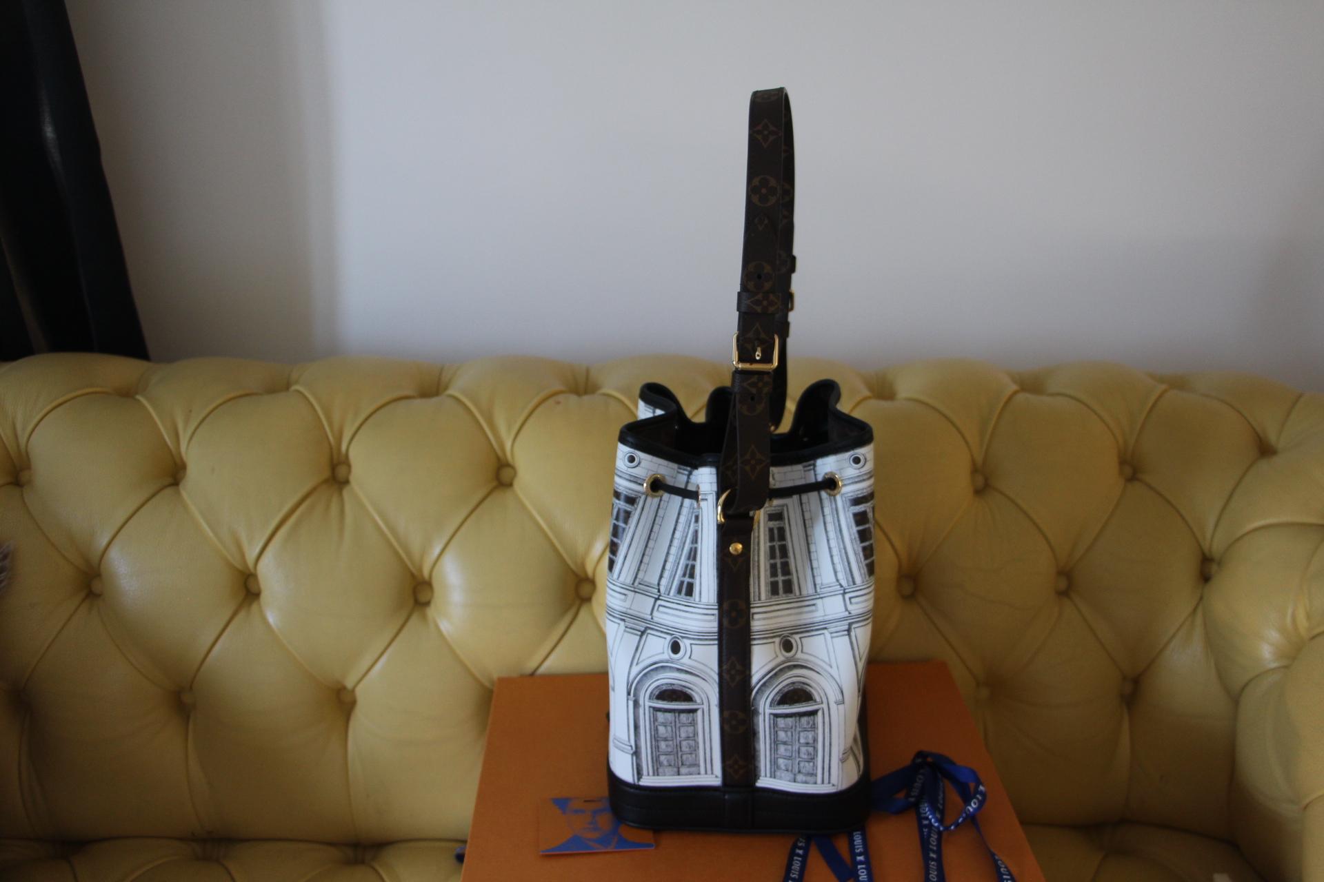 Women's Brand New Louis Vuitton Fornasetti Noé Bucket Bag , 2021 Limited Edition
