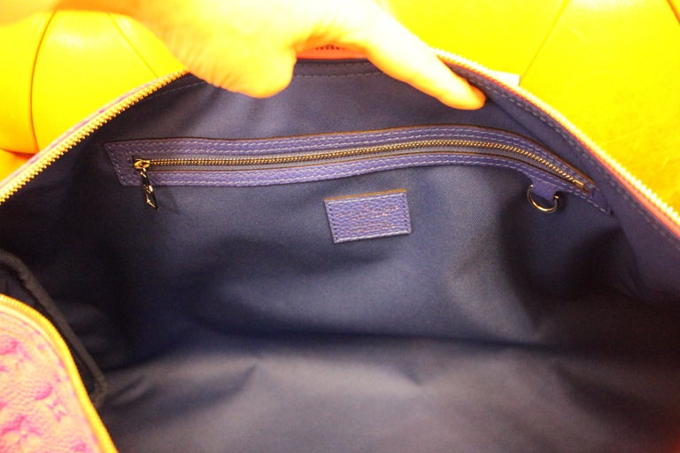 Louis Vuitton Keepall 50B Pink Taurillon Duffle Bag M59713