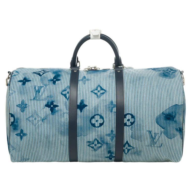 Louis Vuitton Monogram Keepall Bandouliere 50 Boston Travel Hand Bag P2930