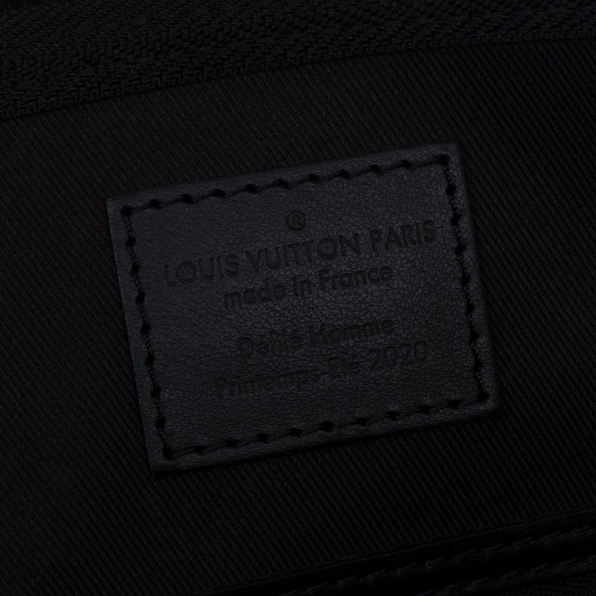 Black BRAND NEW Louis Vuitton Keepall Bandouliere Triangle 50 in brown canvas !