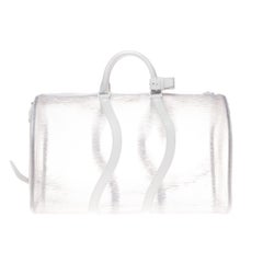 Louis Vuitton Virgil Abloh Clear Epi PVC And White Leather Keepall 50  Bandoulière White Hardware, 2019 Available For Immediate Sale At Sotheby's