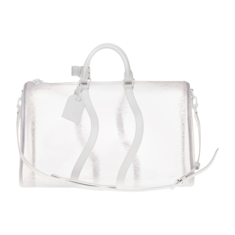 Louis Vuitton Clear Epi PVC Wavy Keepall Bandoulière 50