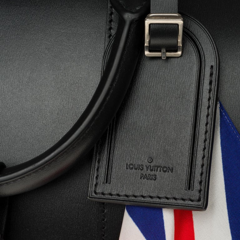 BRAND NEW Louis Vuitton Keepall Strap Flagship 50 in black calfskin ! at  1stDibs