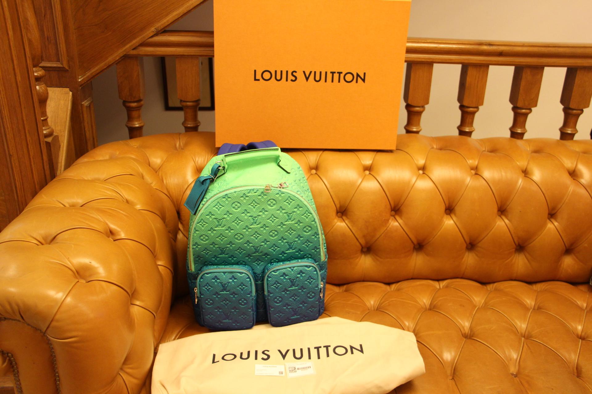 Brand New Louis Vuitton Taurillon Illusion Multipocket Backpack by Virgil Abloh 11